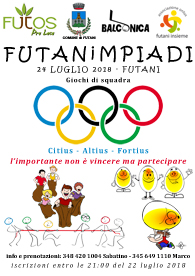 Locandina FUTANiMPIADI 2018